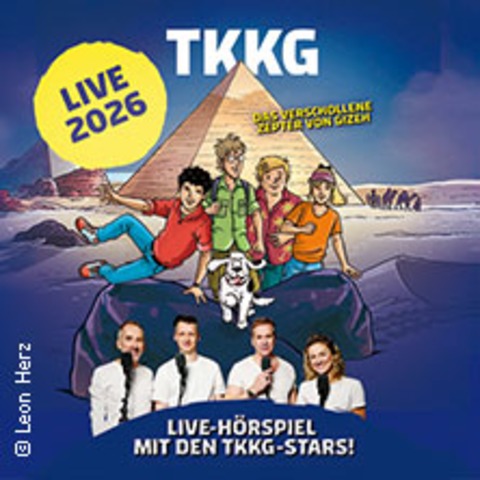 TKKG - Das verschollene Zepter von Gizeh | Live-Hrspiel (2026) - BERLIN - CHARLOTTENBURG - 27.02.2026 18:30