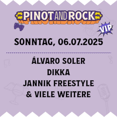 VIP Ticket: lvaro Soler, DIKKA + weitere Acts - Breisach - 06.07.2025 12:00