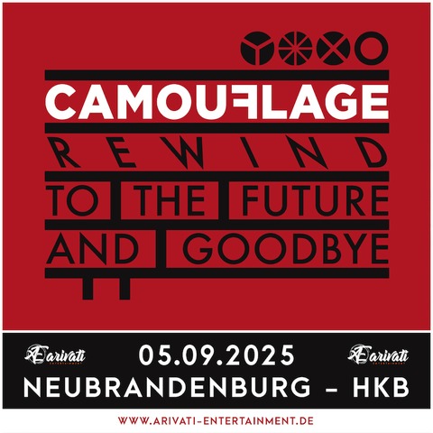 Camouflage - Rewind To The Future And Goodbye - special guest: Gulvss - Neubrandenburg - 05.09.2025 20:00