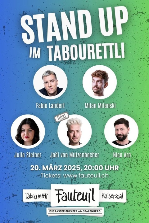 Stand Up im Tabourettli - Basel - 20.03.2025 20:00