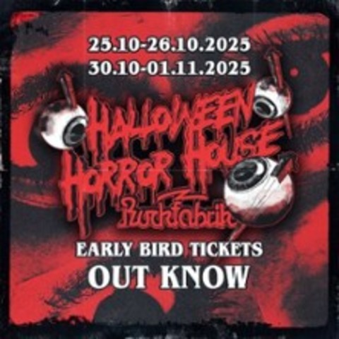 Halloween Horror House - Rockfabrik Event- und Liveclub - BACH-PALENBERG - 25.10.2025 17:00