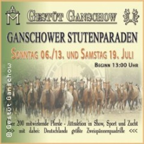 Ganschower Stutenparaden 2025 - GANSCHOW - 19.07.2025 13:00