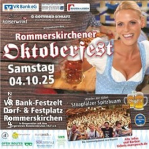 Rommerskirchener Oktoberfest - Auf gehts - pack mas! - ROMMERSKIRCHEN - 04.10.2025 18:30