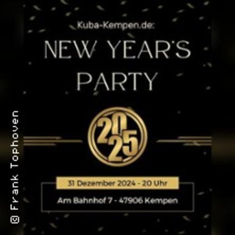 Kuba New Years Party @ 2k24 - Kulturbahnhof Kempen - KEMPEN - 31.12.2024 20:00