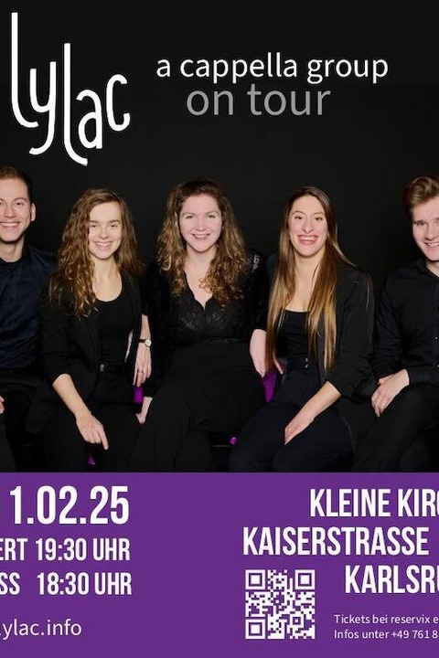 Lylac a cappella group - on tour - Karlsruhe - 11.02.2025 19:30