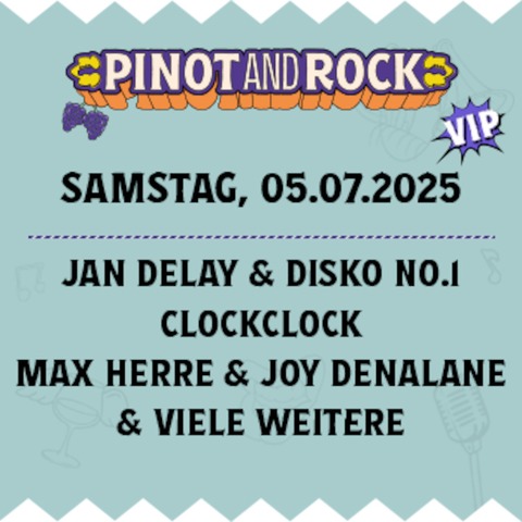 VIP TICKET: Jan Delay, Max Herre & Joy Denalane, ClockClock + weitere Acts - Breisach - 05.07.2025 16:00