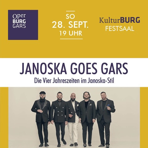 JANOSKA GOES GARS - Die Vier Jahreszeiten im Janoska-Stil - Gars am Kamp - 28.09.2025 19:00