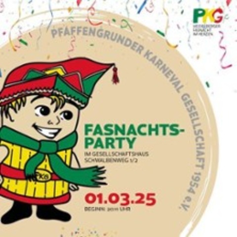 Fasnachtsparty PKG - Gesellschaftshaus Pfaffengrund - Heidelberg - 01.03.2025 20:11