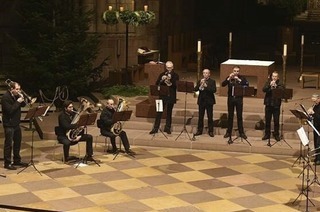 Sthlinger Brass, die Blser der Herz-Jesu-Kirche Freiburg, spielen zum Advent und zu Weihnachten im Freiburger Mnster