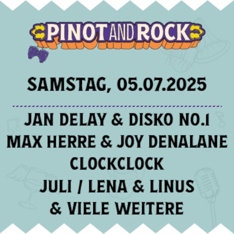 Jan Delay, Max Herre & Joy Denalane, ClockClock + weitere Acts - EARLY BIRD TICKETS - Breisach - 05.07.2025 16:00