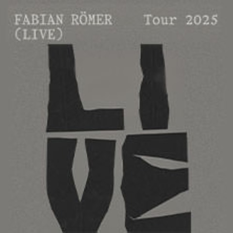 Fabian Rmer - Live 2025 - KLN - 13.11.2025 19:45