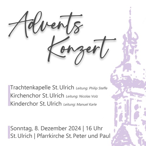 Adventskonzert St. Ulrich - Bollschweil - 08.12.2024 16:00