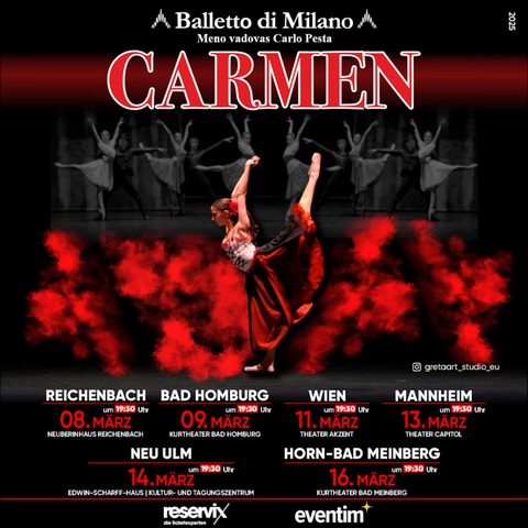 Staatliches italienisches Theater &#8222;Balletto di Milano&#8220; - Horn-Bad Meinberg - 16.03.2025 19:30