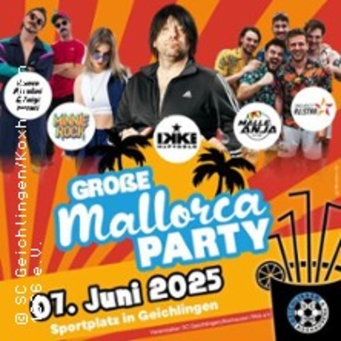 Grosse Mallorcaparty Geichlingen 2024 - mit Ikke Hftgold, Malle Anja,Minnie Rock - GEICHLINGEN - 07.06.2025 19:00