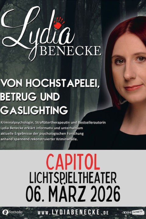 Lydia Benecke - Villingen-Schwenningen - 06.03.2026 20:00