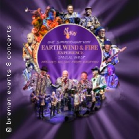 One Summernight with Earth, Wind & Fire Exp. + Special Guest: Precious Wilson - BREMEN - 01.08.2025 20:00