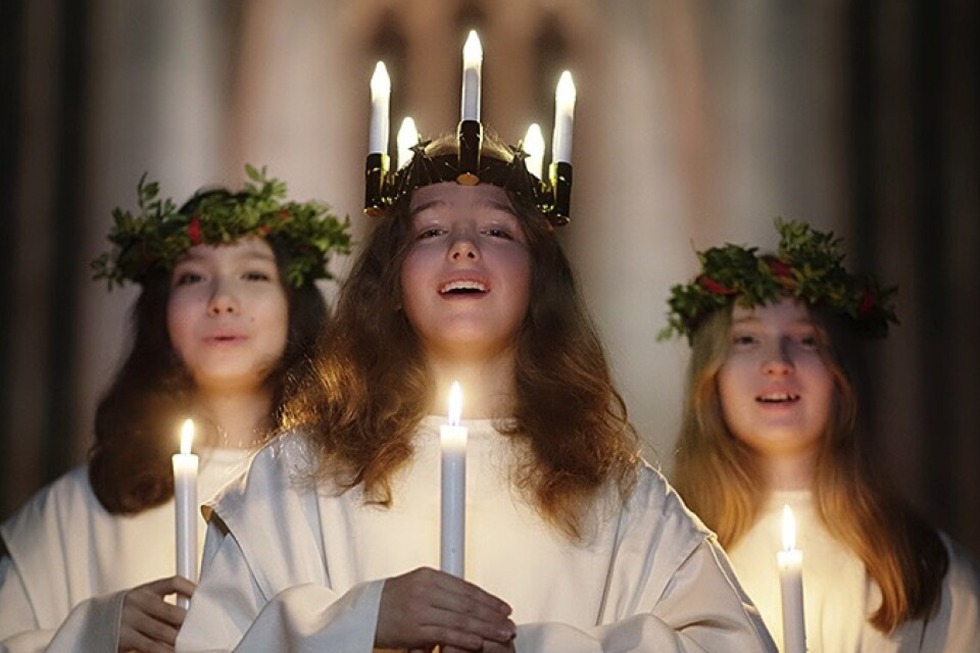 Die Mdchenkantorei Basel folgt dem schwedischen Brauchtum zum Gedenktag der heiligen Lucia - Badische Zeitung TICKET