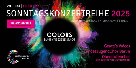 Colors - Bunt wie diese Stadt - BERLIN - 29.06.2025 15:30