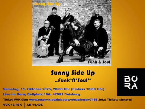 Sunny Side Up - Funk `N` Soul - Duisburg - 11.10.2025 20:00