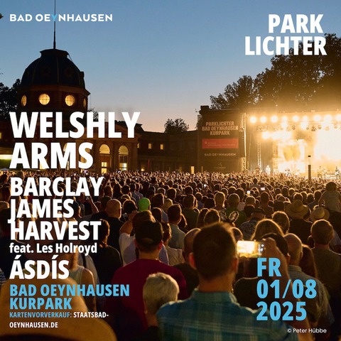 Parklichter 2025 - Das Konzert - Welshly Arms, Barclay James Harvest und sds - Bad Oeynhausen - 01.08.2025 17:00