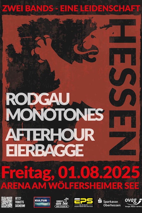 Rodgau Monotones & Afterhour Eierbagge - Zwei Bands - Eine Leidenschaft - Wlfersheim - 01.08.2025 20:00