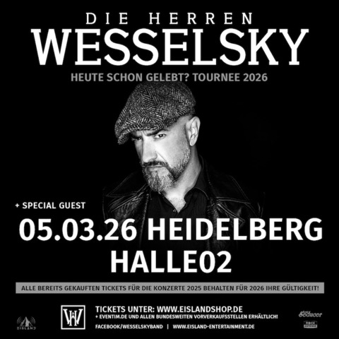 DIE HERREN WESSELSKY - Heute schon gelebt? - Heidelberg - 05.03.2026 20:00