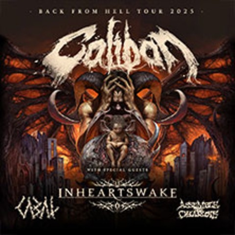 Caliban - Back From Hell Tour 2025 - Leipzig - 17.05.2025 19:00