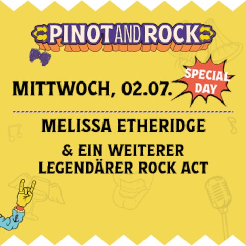 Special Day: Melissa Etheridge + ein weiterer legendrer Rock Act - Breisach - 02.07.2025 17:00