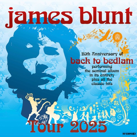 JAMES BLUNT - 20th Anniversary of Back to Bedlam - Schwetzingen - 07.08.2025 20:00