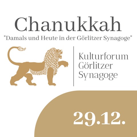 Fhrung: Chanukkah - Zwischen Geschichten und Glhwein - Grlitz - 29.12.2024 16:00