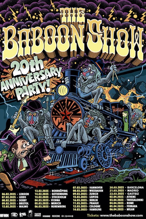 The Baboon Show - 20th Anniversary Tour - Hamburg - 13.03.2025 20:00