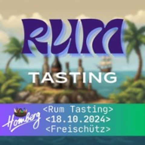 Homber's Rum Tasting - SCHWERTE - 18.10.2025 18:00