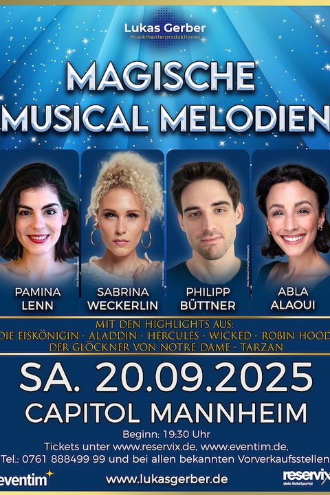 Magische Musical Melodien - Mannheim - 20.09.2025 19:30