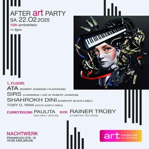 After art Party 2025 - 15th Anniversary - Karlsruhe - 22.02.2025 21:00