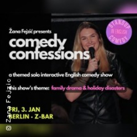 Comedy Confessions: English Comedy - BERLIN - 07.02.2025 20:30