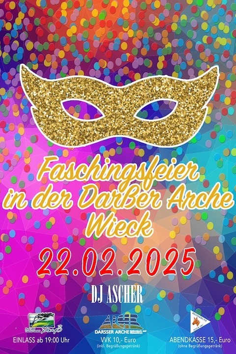 Wiecker Fasching - Wieck auf dem Dar - 22.02.2025 19:00