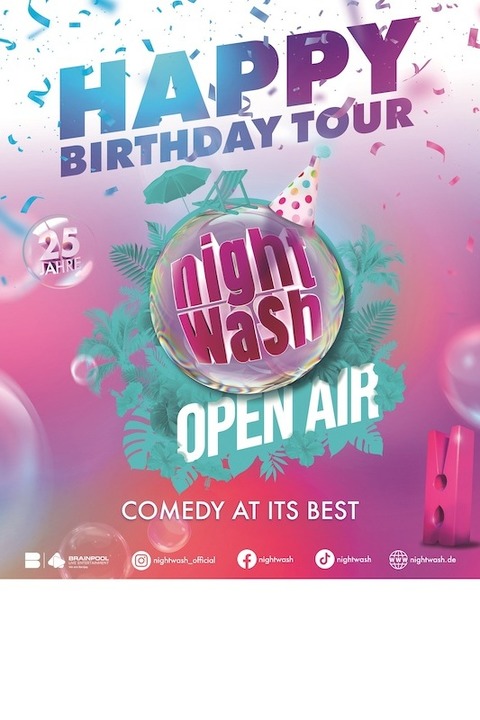 NIGHTWASH - HAPPY BIRTHDAY, NIGHTWASH TOUR OPEN AIR - Leverkusen - 03.09.2025 20:00