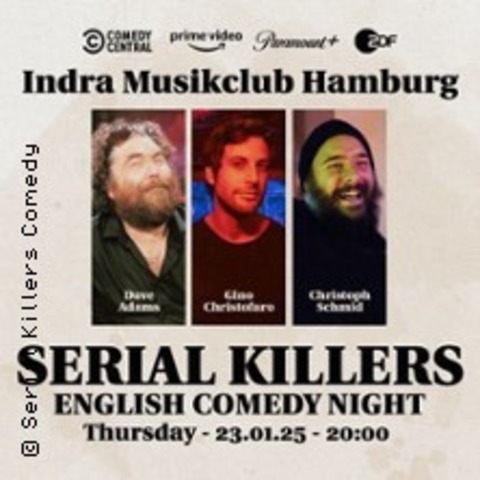 Serial Killers - English Standup Comedy - HAMBURG - 23.01.2025 20:00