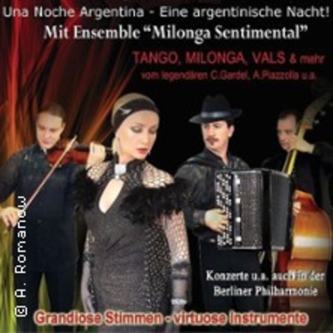 Argentinische Nacht - Ensemble Milonga sentimental - SAGARD - 24.08.2025 18:00