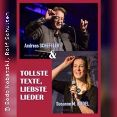 Susanne M. Riedel & Andreas Scheffler - Tollste Texte, liebste Lieder - Vol. 2 - BERLIN - 16.05.2025 19:30