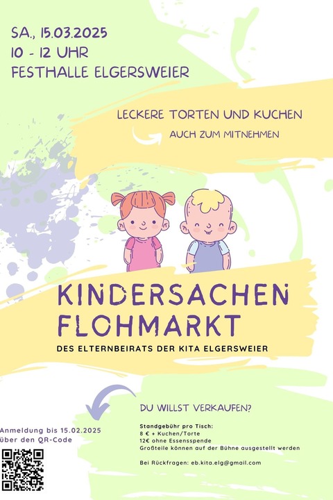 Kindersachenflohmarkt Elgersweier - Offenburg - 15.03.2025 10:00