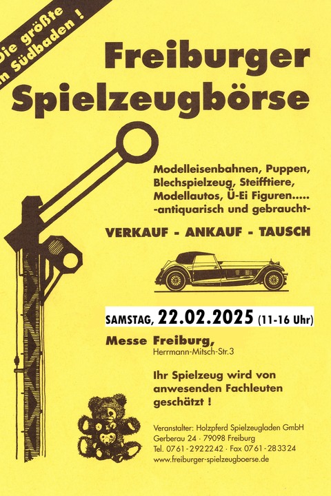 Freiburger Spielzeugbrse - Freiburg - 22.02.2025 11:00