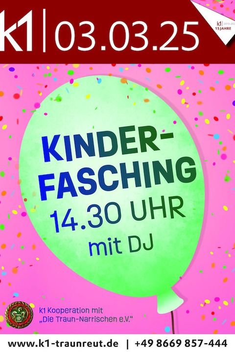 Kinderfasching - Traunreut - 03.03.2025 14:30