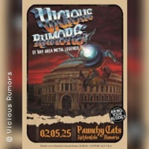 Vicious Rumors - Hamburg - 04.07.2025 20:00