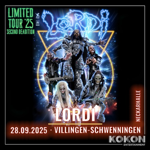 Lordi - Limited Tour 25 2nd Deadition - Villingen-Schwenningen - 28.09.2025 18:00