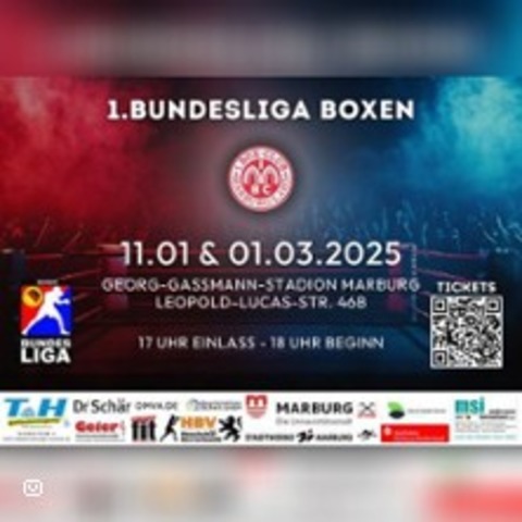 1.Bundesliga Boxen | 1.Box-Club-Marburg - Marburg - 01.03.2025 18:00