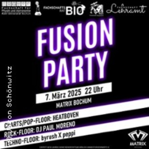 Fusion Party 2 - Bochum - 07.03.2025 22:00