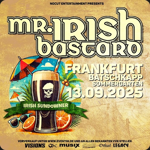 Mr. Irish Bastard - Irish Sundowner - Frankfurt am Main - 13.09.2025 19:00