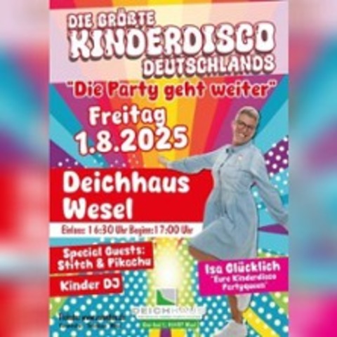 Die grte Kinderdisco Deutschlands - WESEL - 01.08.2025 17:00