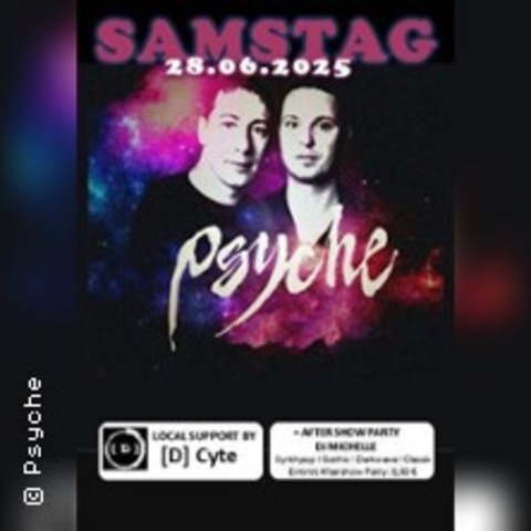 Psyche - BIELEFELD - 28.06.2025 20:00
